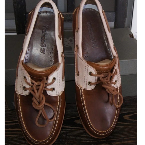 Men’s CUSTOM Timberland Classic Boat LOAFER 2eye Brown main image 4
